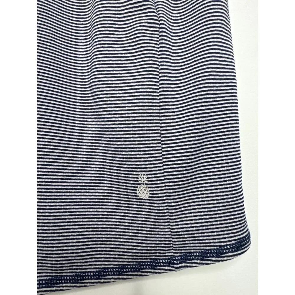 Tommy Bahama IslandZone Sleeveless Zip Polo Top XL Striped Activewear